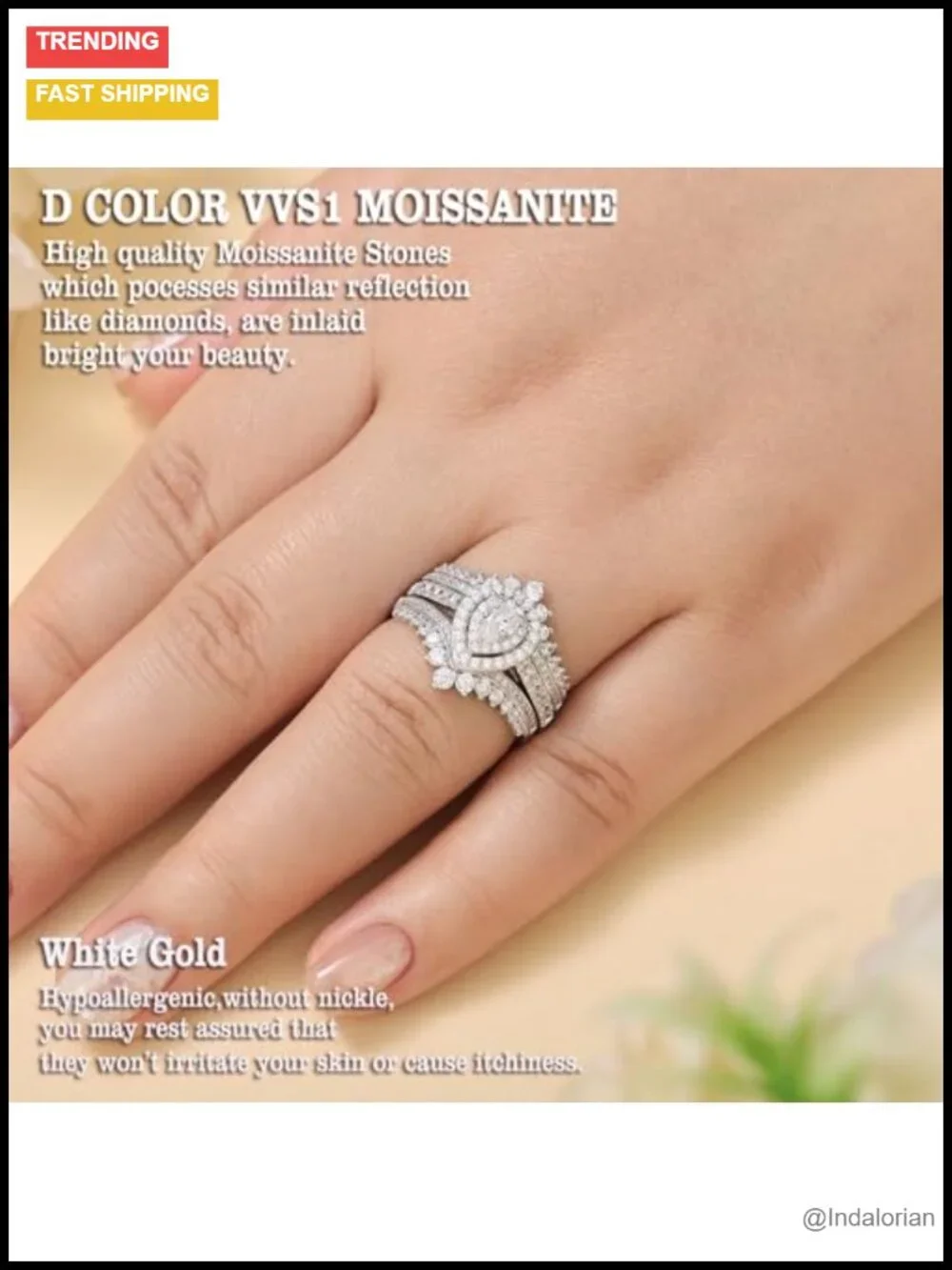 N/A teardrop bridal
